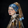 Girl with a discoball earring